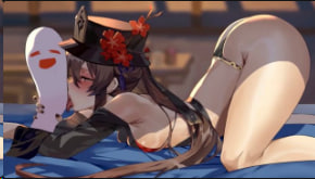 Club3胡涛化身原神女神，骚穴喷水爽到升天！